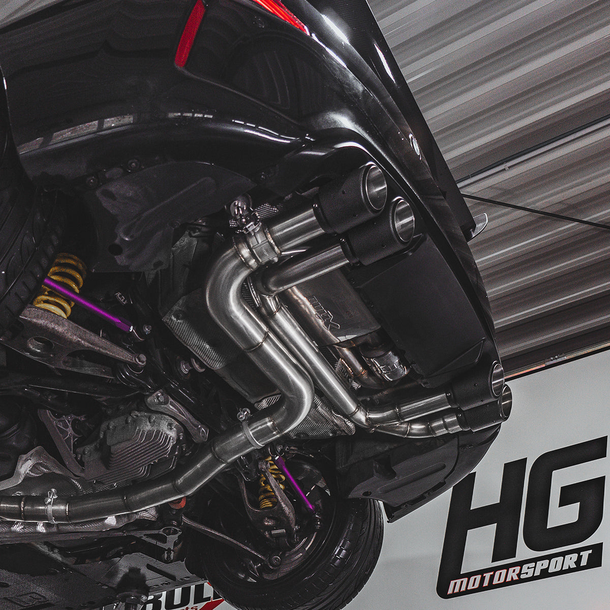 EGO-X Abgasanlage 3,5"/89mm BMW M2 Competition F22/F87 411PS (mit ECE*)