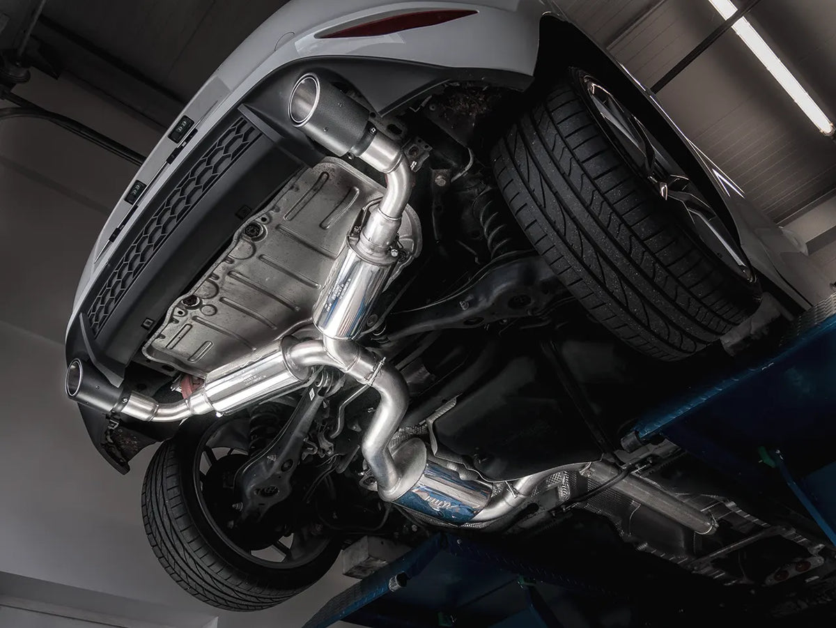 Bull-X ECE Abgasanlage 3" Y-Style "VAG02" MQB Plattform 1.8-2.0 TSI FWD (Golf 7 GTI, Leon 5F)