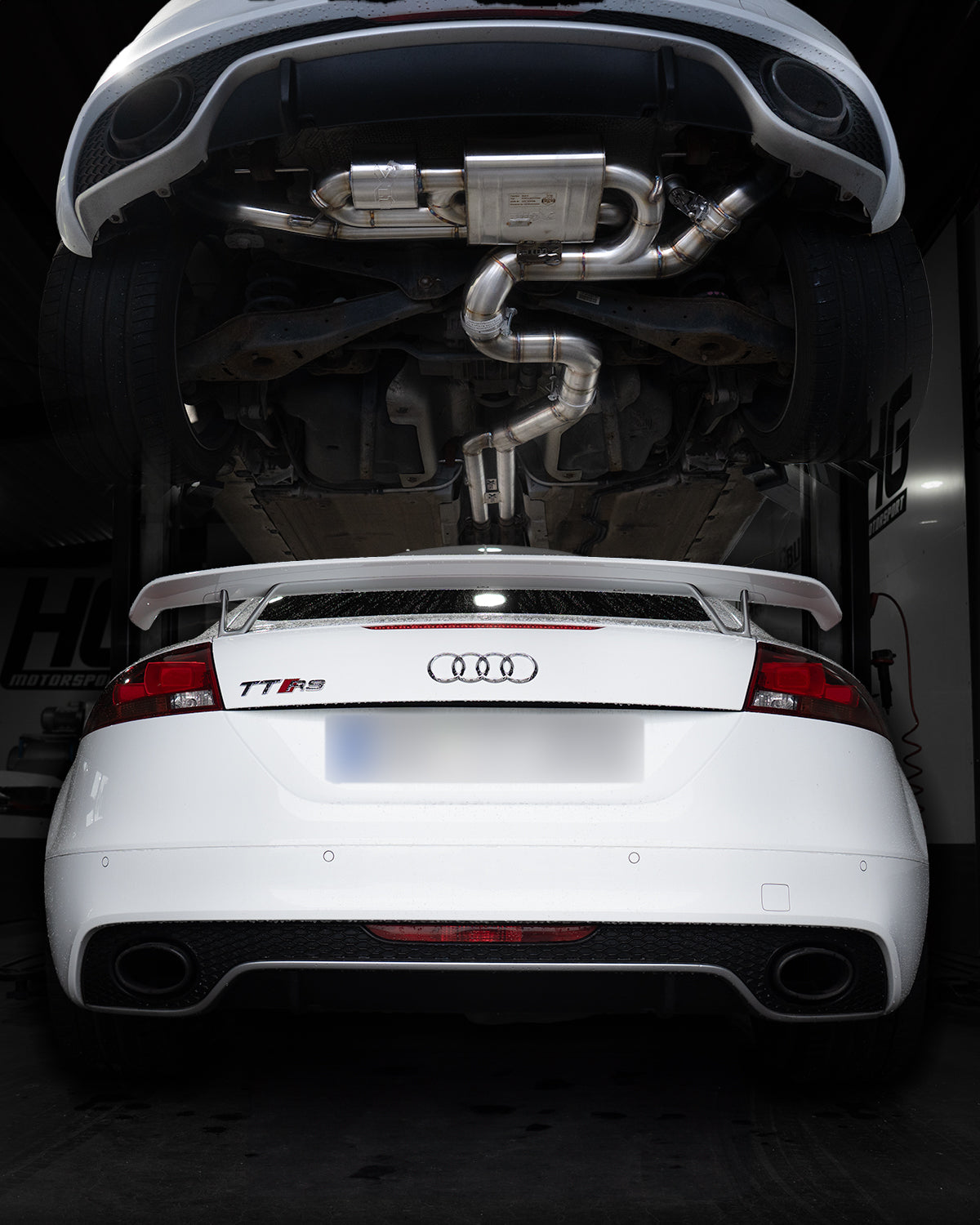 EGO-X Abgasanlage 3,5" Audi TTRS 8J quattro 340/360PS