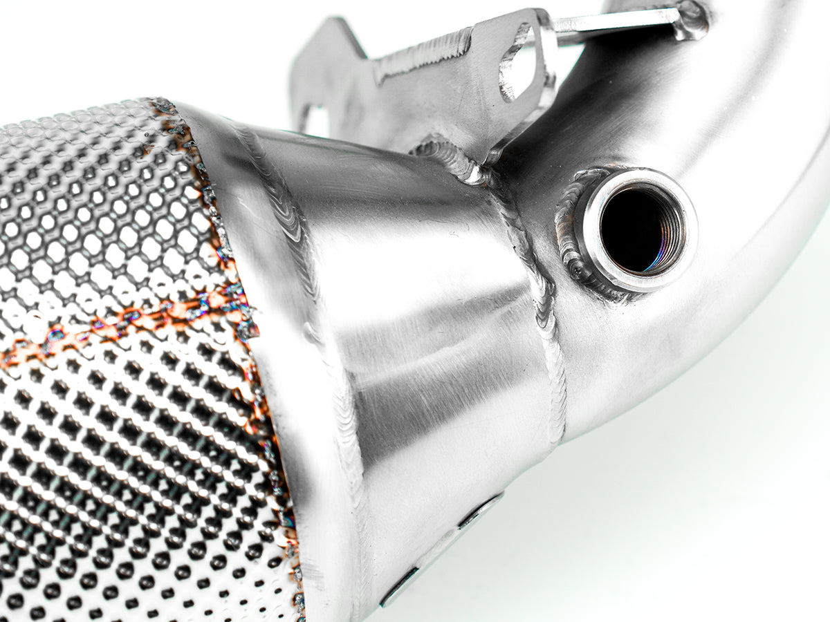 Bull-X Downpipe 2,75"/ 70mm Mini R55-R61, Citroen DS3-DS4, Peugeot RCZ (mit ECE*)