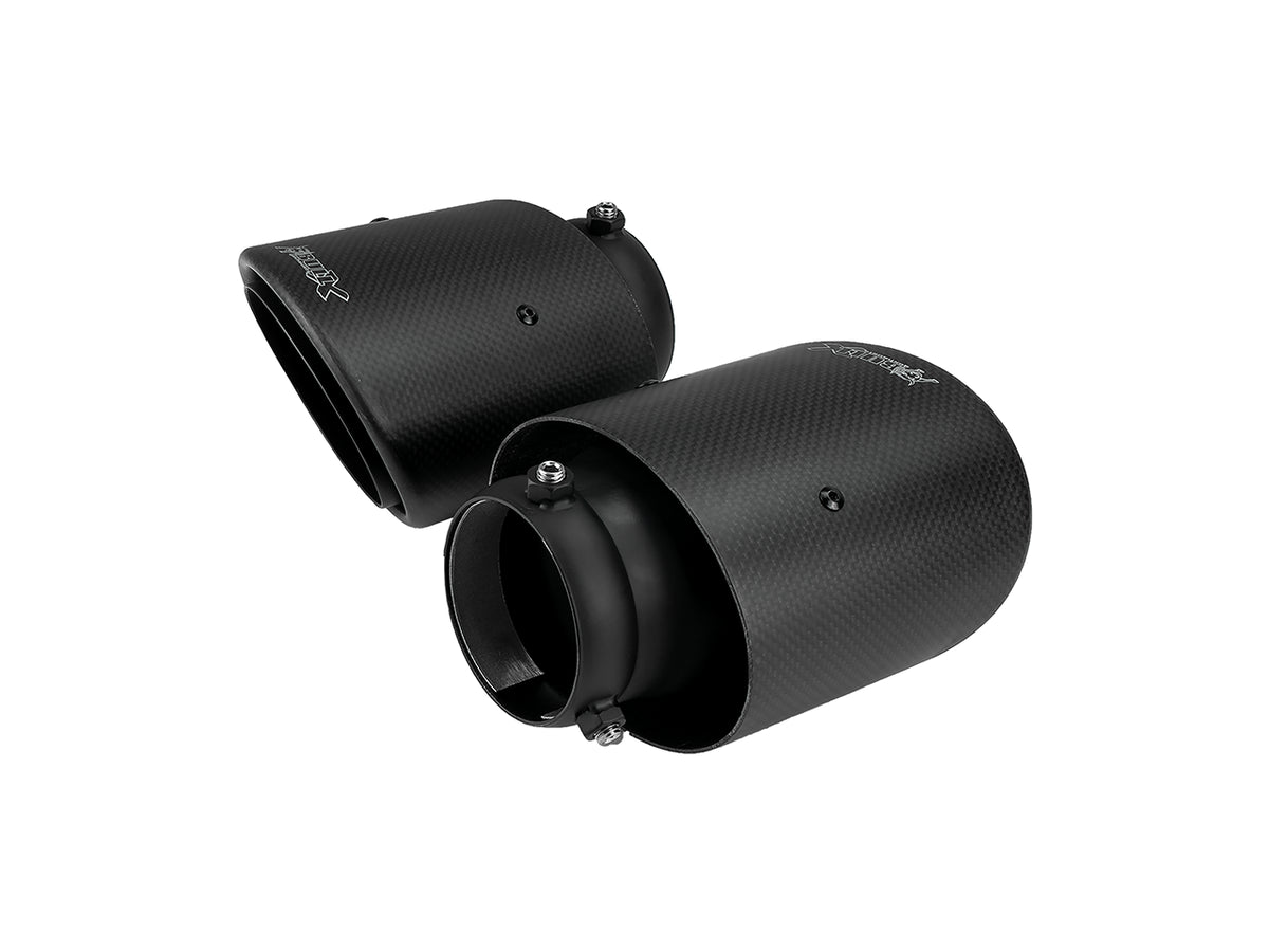 Bull-X Endrohrset: Typ 3 Carbon Oval 126x94 (A:1x64mm + 1x76mm)