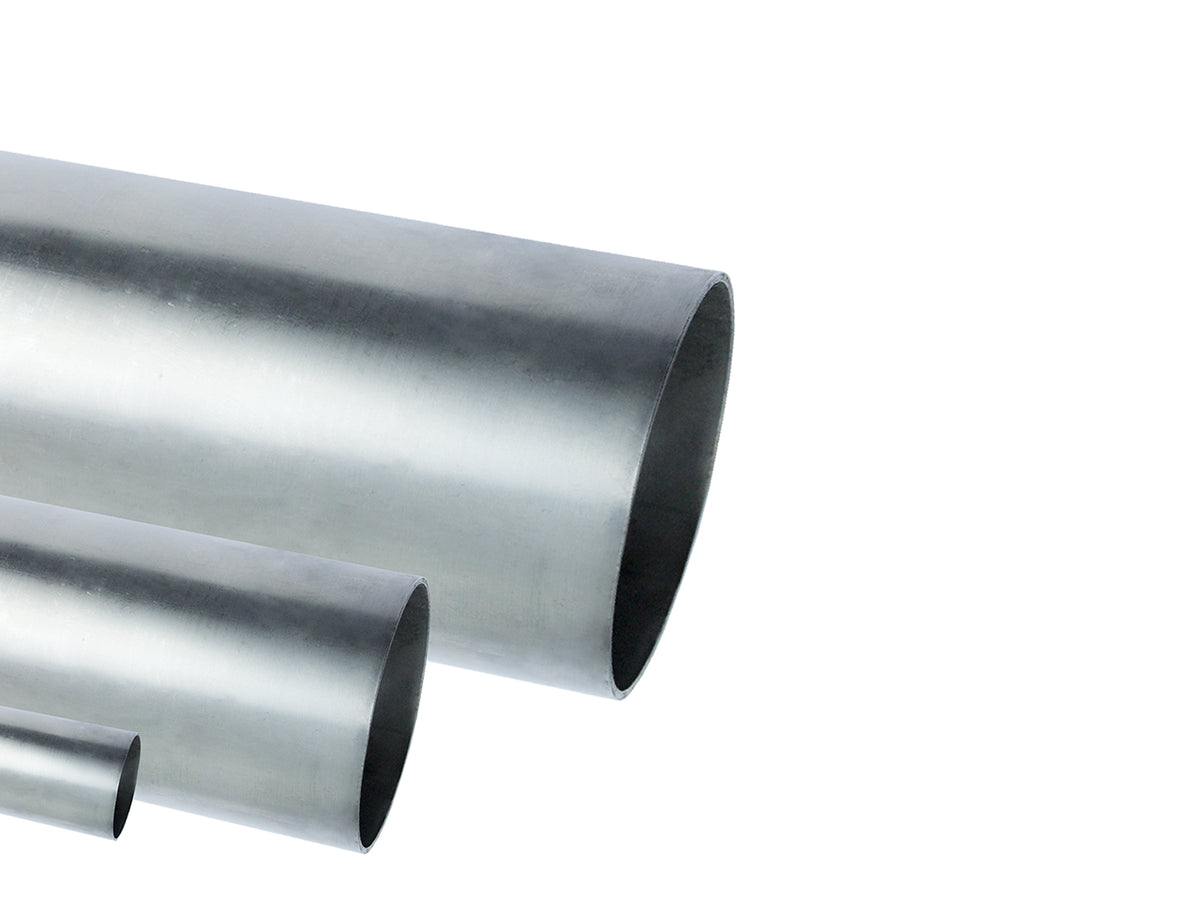 Edelstahl Meterware (geschliffen) 2mm Wandstärke