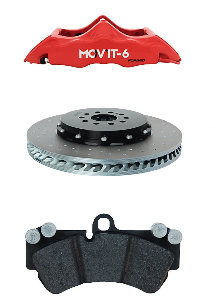 MOVIT 6 Kolben Hochleistungs Bremsanlage 370x35mm 6K Golf 7 GTI/ R/ GTD