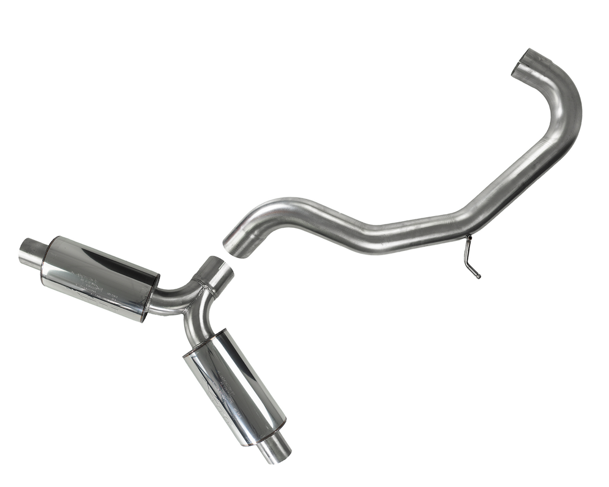 Bull-X Abgasanlage 3" Y-Style "VAG02" MQB Plattform 1.8-2.0 TSI FWD (Golf 7 GTI, Leon 5F)