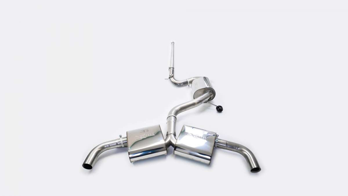 Bull-X Abgasanlage Y-Style 3" für Golf 7 GTI FL 245