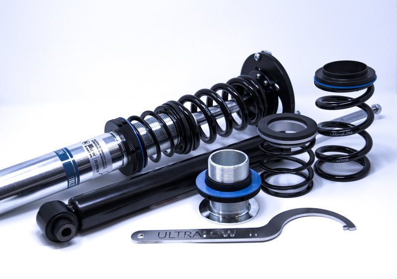K-custom ultraLOW Gewindefahrwerk - 55 mm Verbundlenker mit Stützlager // maximal zulässige Vorderachslast: 1.220kg | maximal zulässige Hinterachslast: 1.000kg