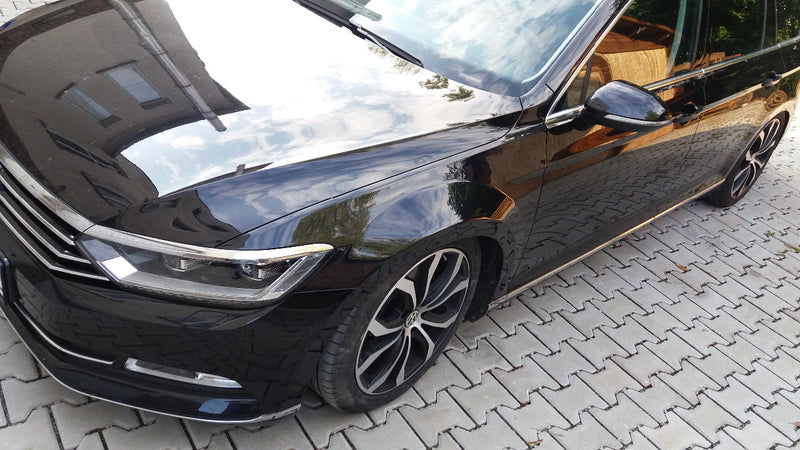 VW Passat B8 Mücke Kotflügel verbreitert 3 cm