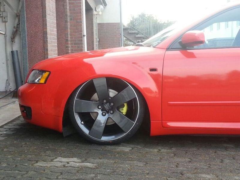 Audi A4 B6 Mücke Kotflügel verbreitert 3 cm