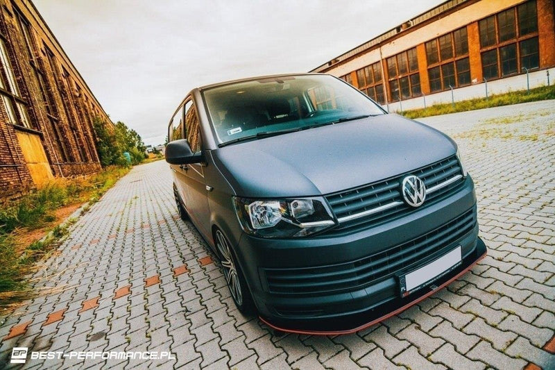 Maxton Cup Spoilerlippe Front Ansatz V.1 für Volkswagen T6