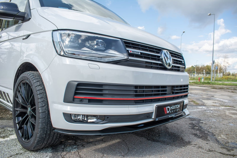 Maxton Cup Spoilerlippe Front Ansatz V.2 für Volkswagen T6