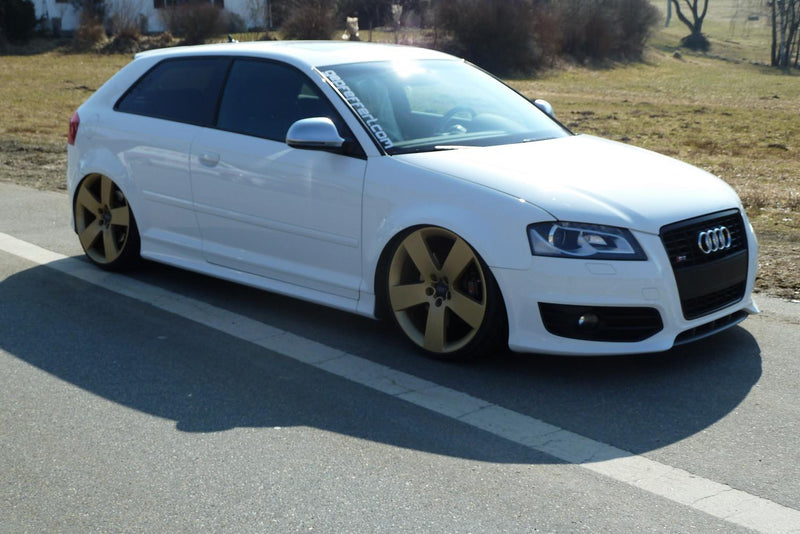 Audi A3 8P Facelift Mücke Kotflügel verbreitert 1,5 cm